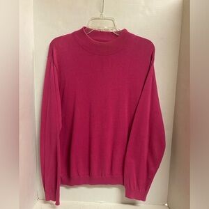 Pendleton Vibrant Pink Crewneck Sweater Size XL